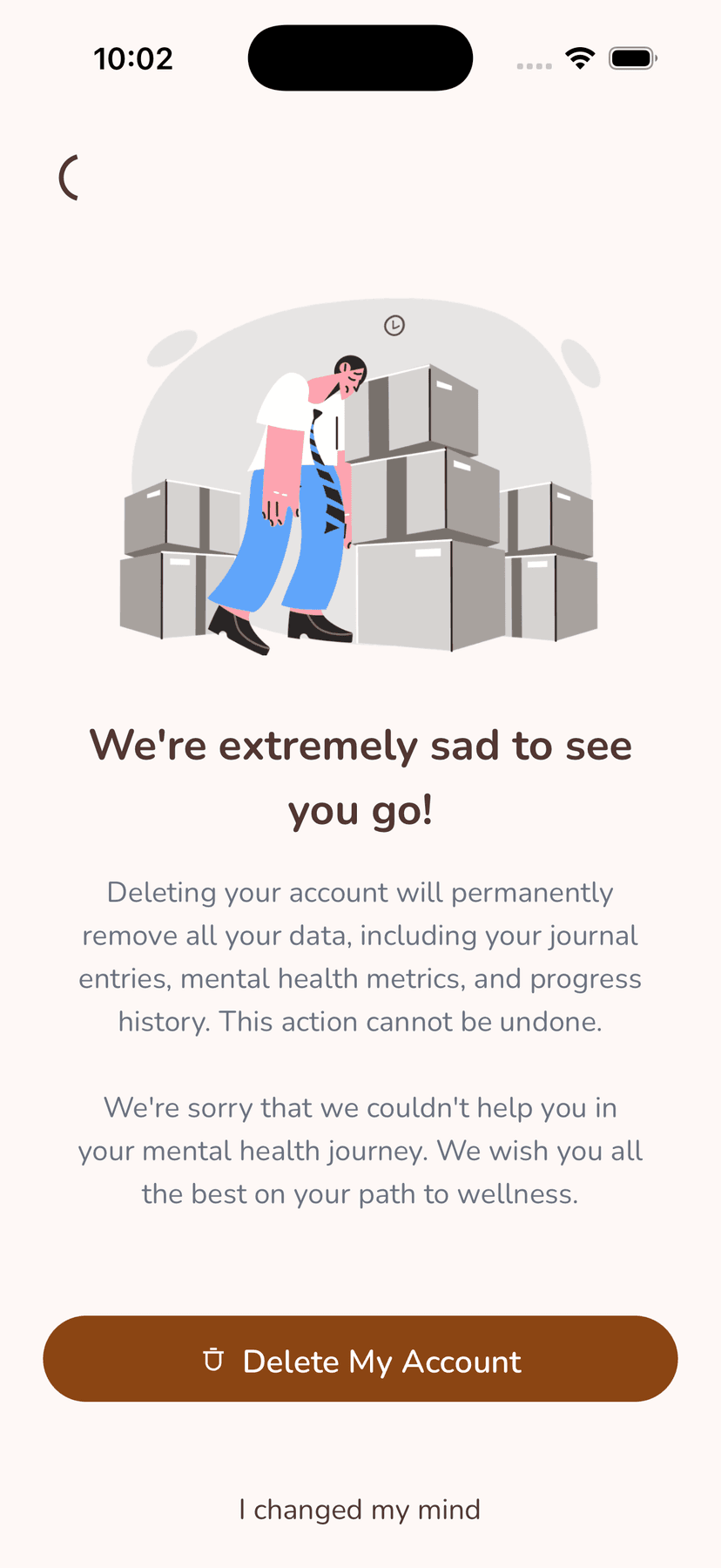 Delete Account Option